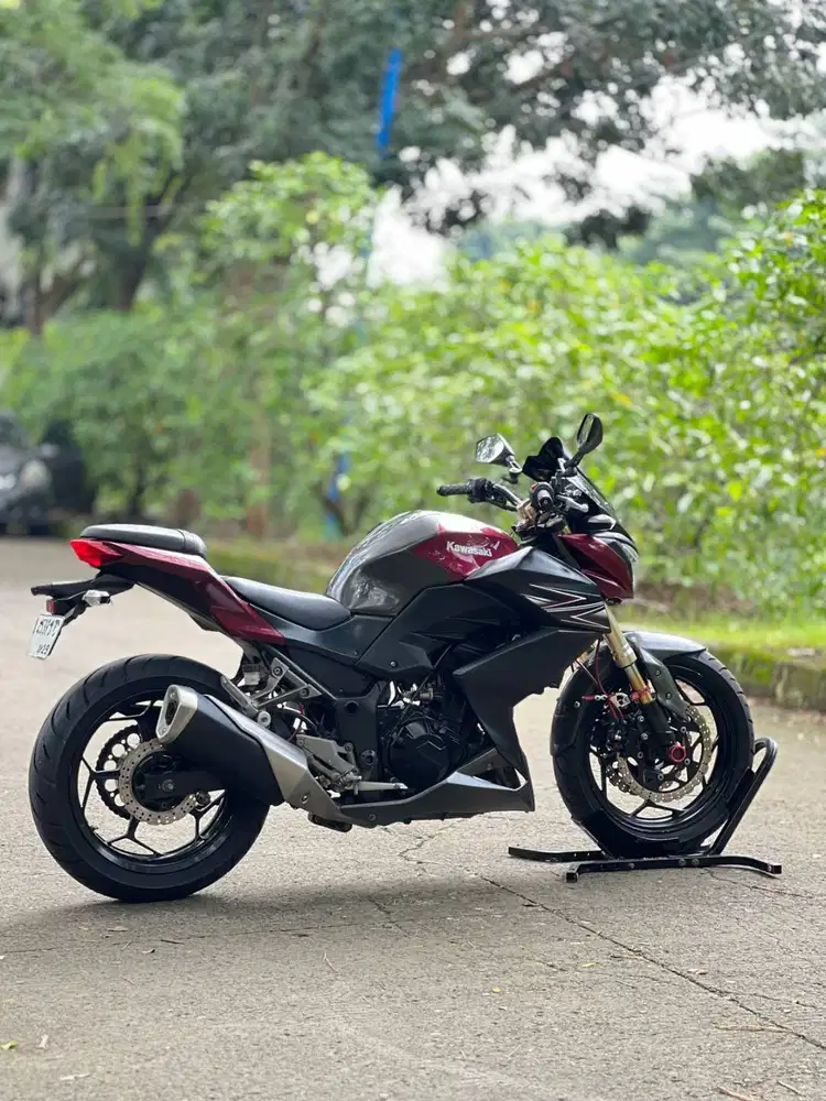 KEREN ABIS! KAWASAKI Z250 FI 2016 MERAH KM 16K PAJAK HIDUP SIAP PAKAI
