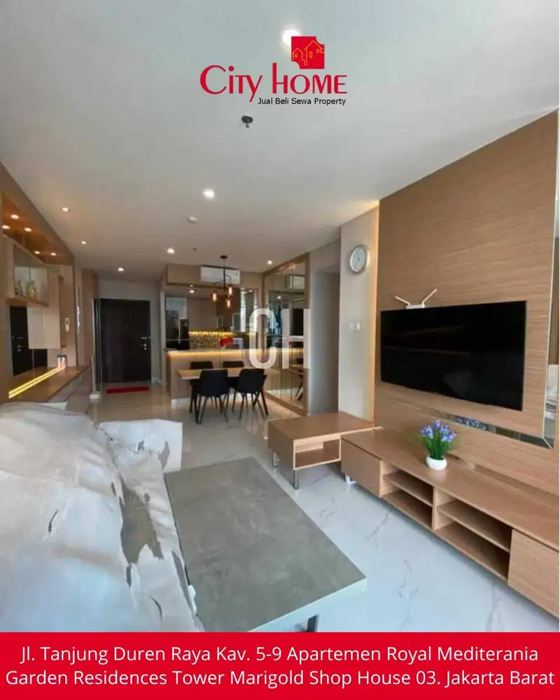 Dijual Cepat Apartemen Furnished 2 BR di Central Park Residences