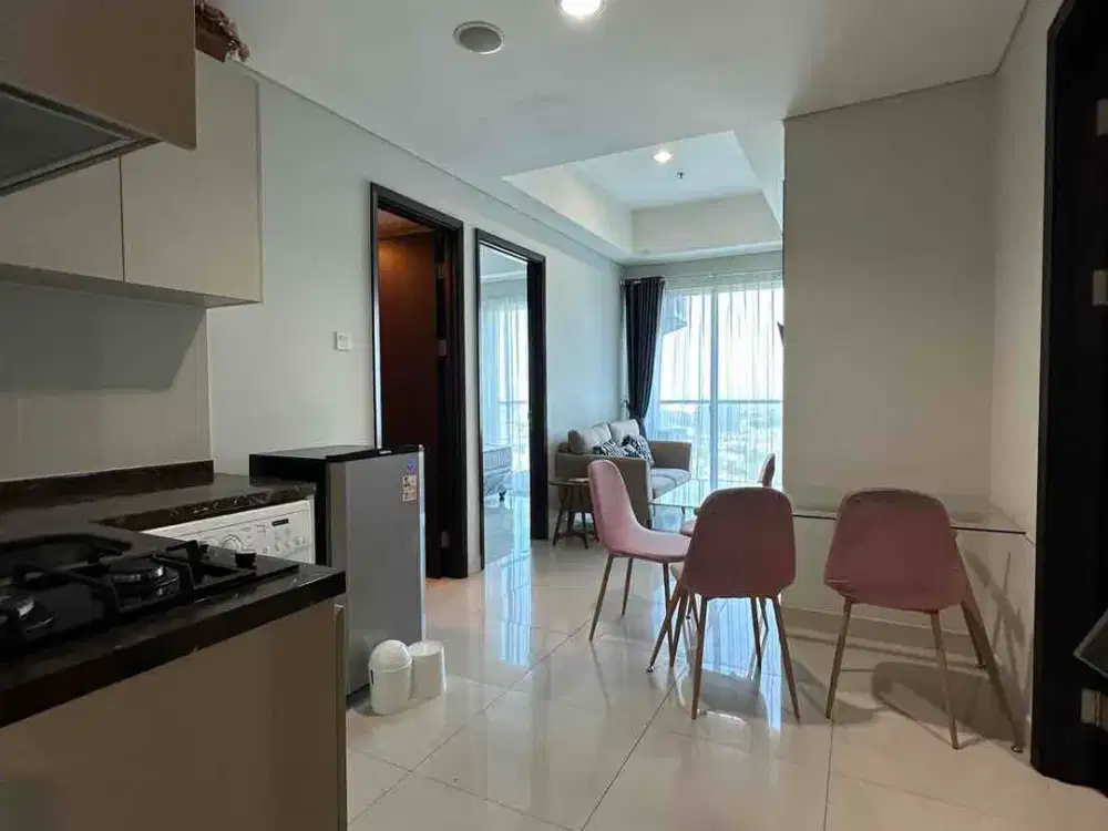 apartemen puri mansion type 2+1 br UK 63 M2 fully furnished Jakarta barat