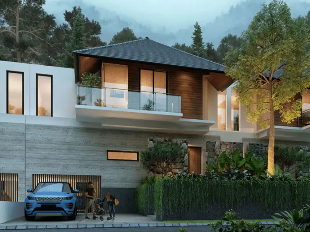 Villa Mewah Luas 169 m² di Nilaya Resort and Residence Batu Malang.