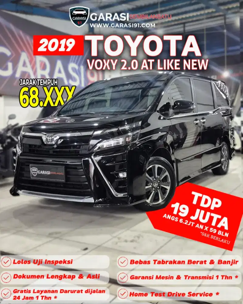 [Tdp 19 JT] VOXY 2.0 AT 2019 KM 68 RB