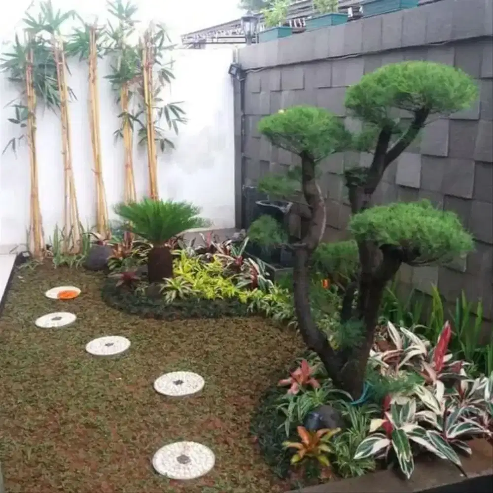 Jasa pembuatan taman bonsai taman jepang taman minimalis taman kering$
