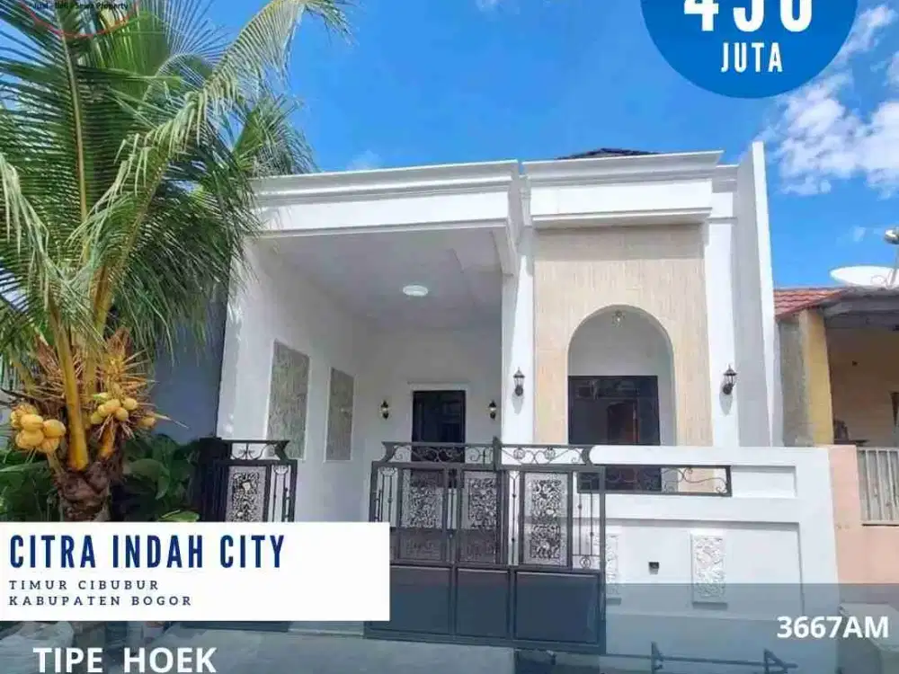 Dijaul Rumah diCitra Indah City semi furnished siap huni