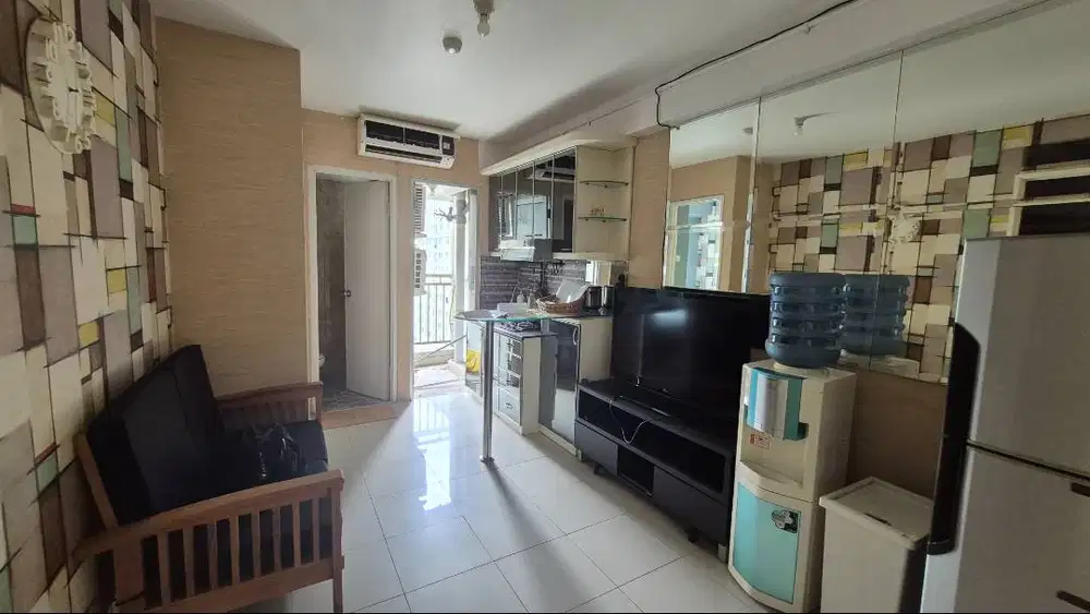 DIJUAL Apartemen Kalibata, Tower Mawar 2 Kamar view Kolam Langsung