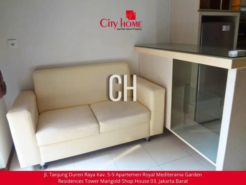 Dijual Apartemen Furnished di Royal Mediterania Garden Residences