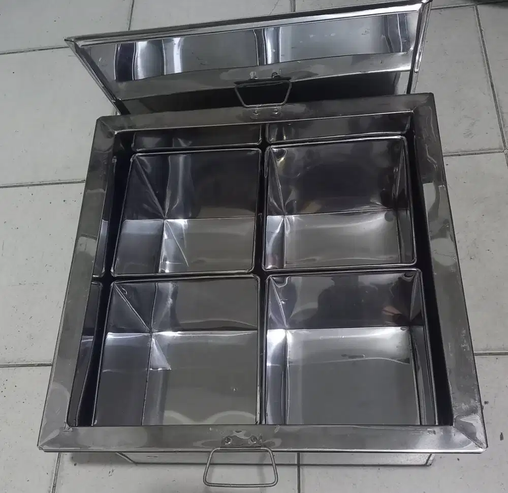 Dandang Mie Kotak,O8I3IO7 55OOO,Baru, Kotak 35 X35 Cm,Tinggi 20 Cm,NET