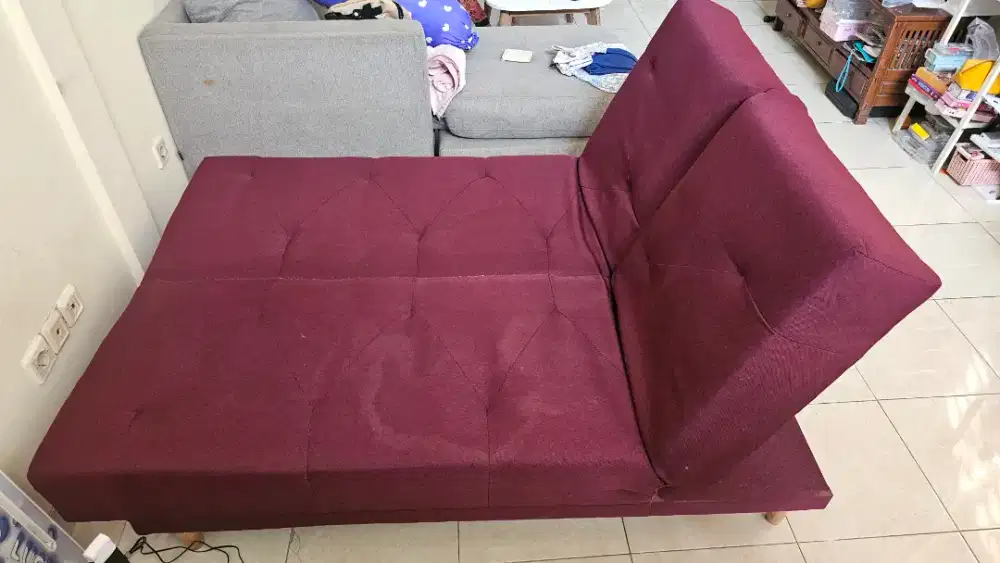 Sofa Bed 3 Seater 180cm | Bisa Jadi Tempat Tidur | Kondisi Bagus