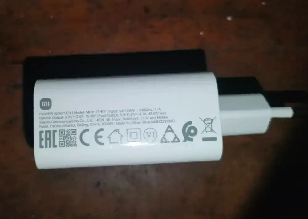 Jual kepala charger POCO X7 45 WATT bawaan HP