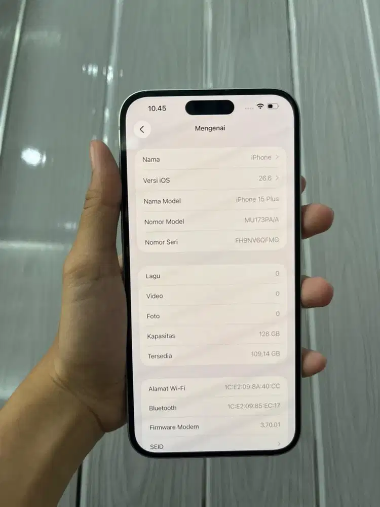 iPhone 15 plus - 256Gb - 86%