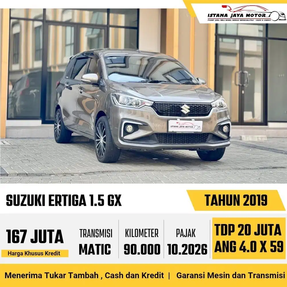 LOW KM !! Suzuki Ertiga GX 1.5 Automatic 2019 Facelift
