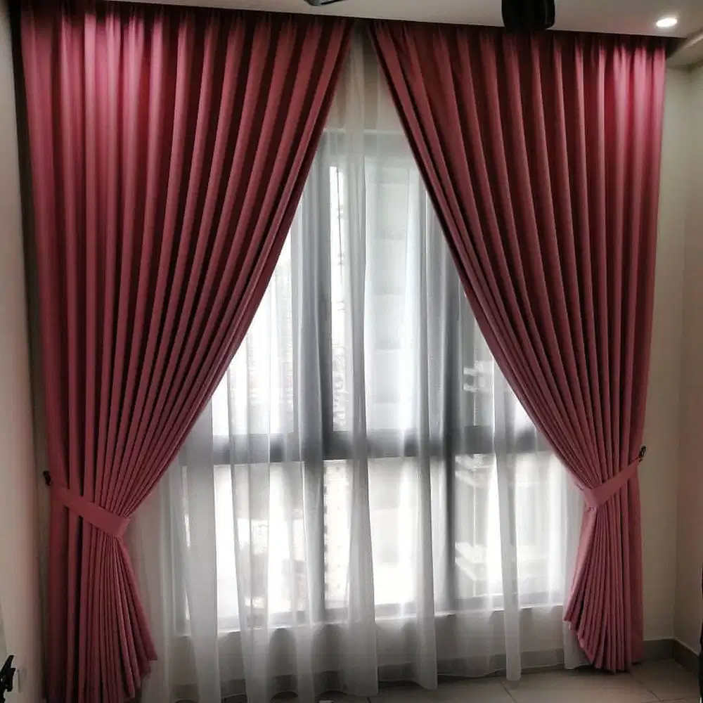 Jual Gorden Jendela & Pintu Gordyn Model Terbaru Wallpaper Dinding 3D