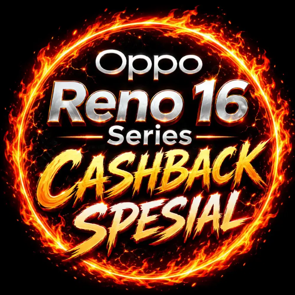 Ready OPPO RENO 16F, cashback upto 1,6