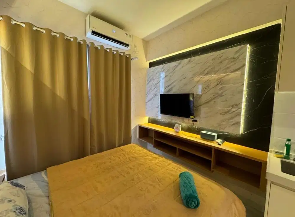 Sewa Apartemen Harian/Transit TREEPARK CITY Cikokol Tangerang Termurah