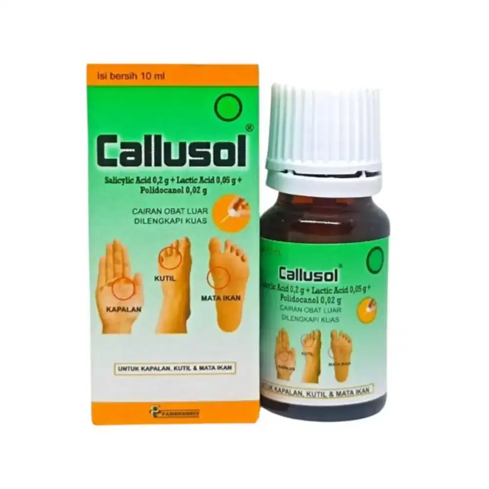 Callusol Obat Mata Ikan, Kapalan & Kutil