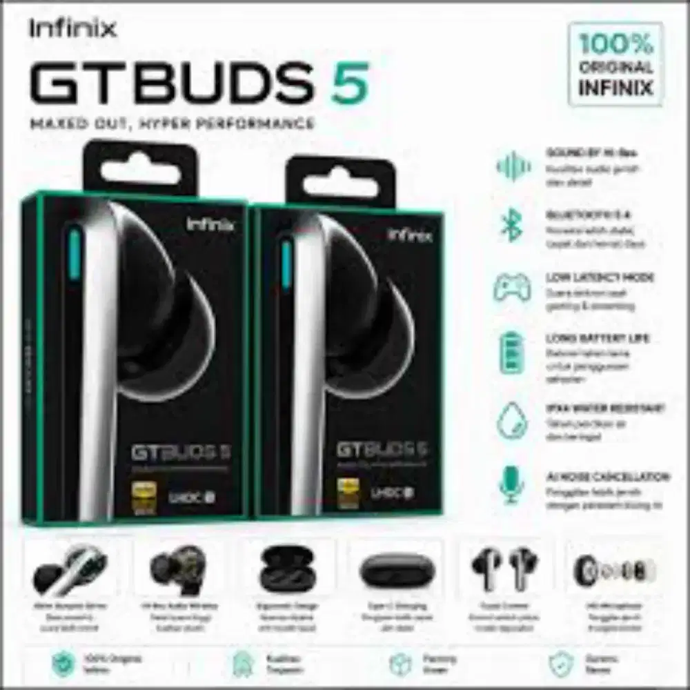 Headset bluetooth INFINIX SERI GT BUDS 5