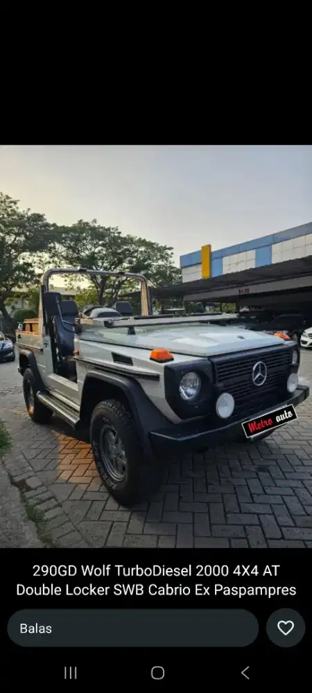 Mercedes Benz G290gdt 2000 expaspampres