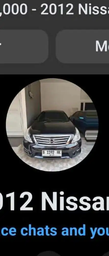 Nissan Teana 2013 Bensin