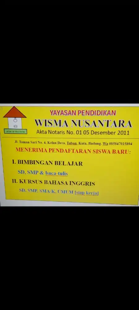 Kursus bahasa lnggris