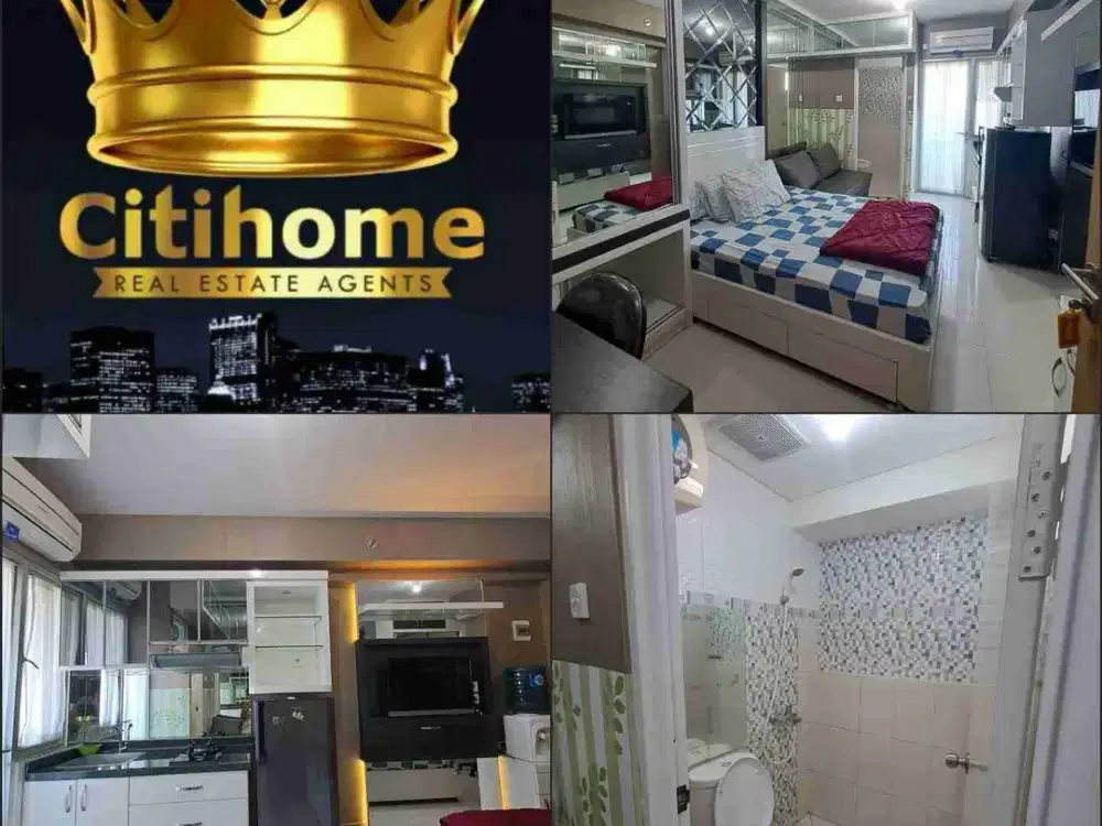 Sewa tahunan studio full furnitur apartemen educity by Citihome