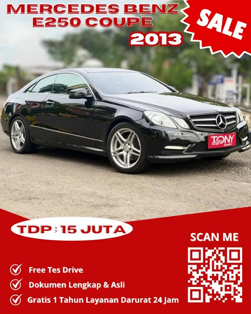 Mercedes Benz E250 Coupe  2013 Hitam