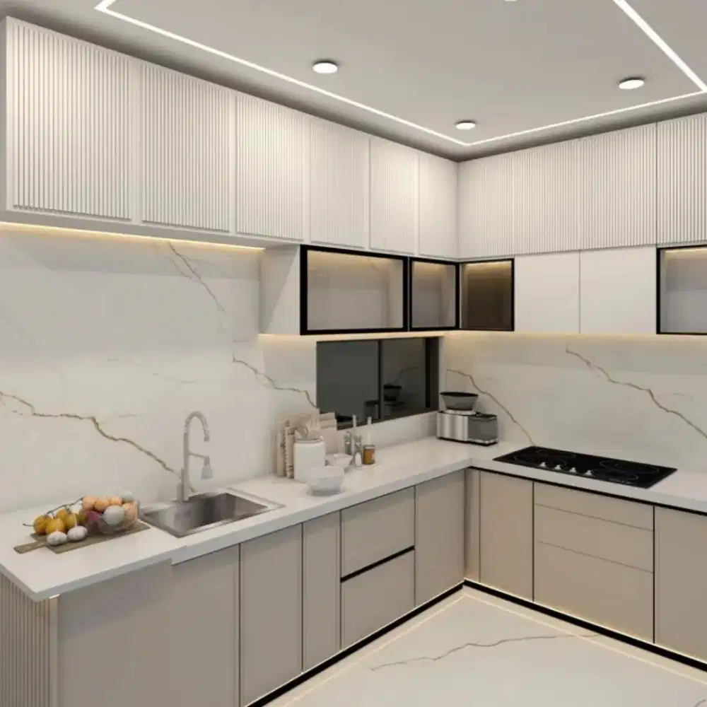 Custom kitchen set minimalis wardrobe bedroom set livingroom room