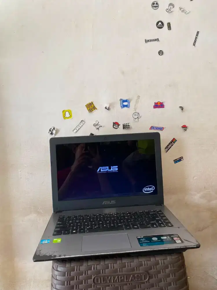 JUAL LAPTOP ASUS X450C INTE CORE i3-3217U RAM4GB SSD120GB VGA NVIDIA