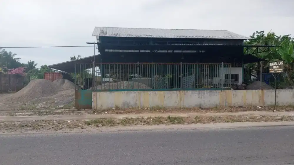 DI JUAL CEPAT, gudang beserta lahan kosong siap pakai