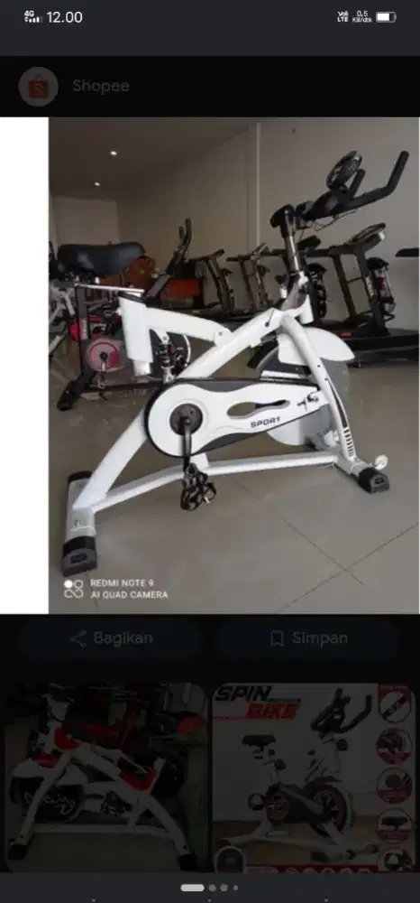 Sepeda static racing