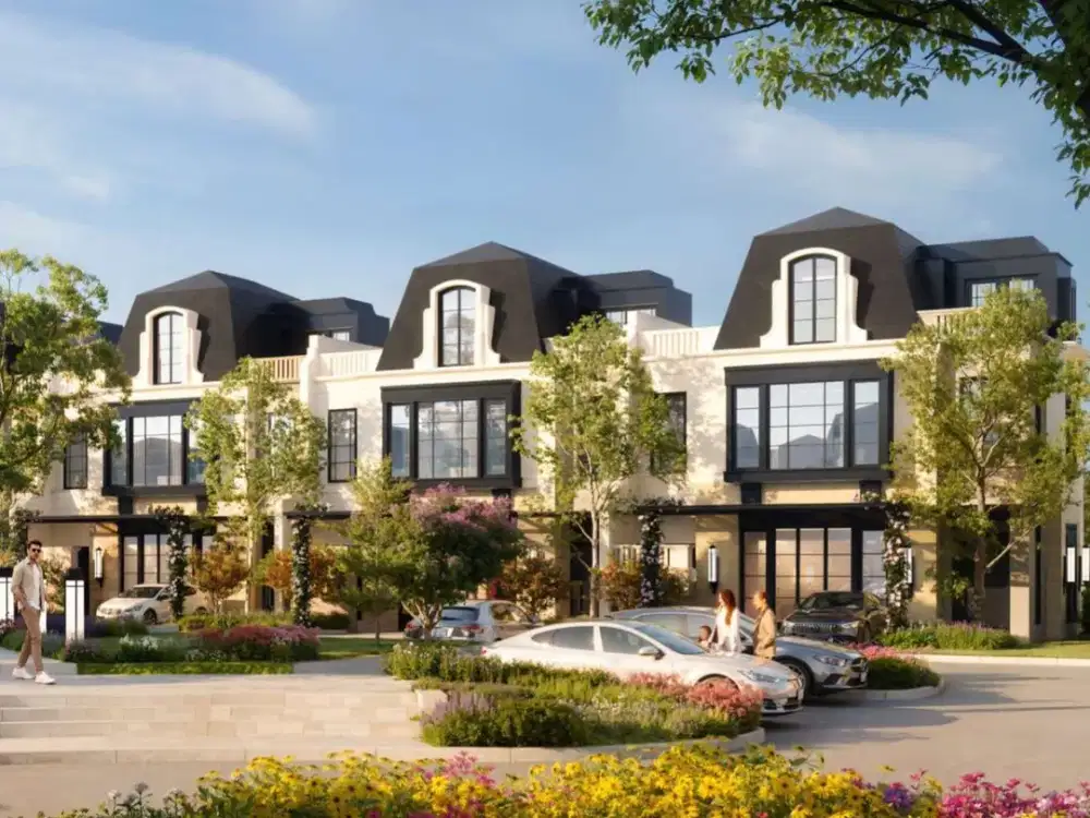 Dijual Rumah Tipe 3 Lantai Type Hoek Cluster Bellefont Gading Serpong Lokasi Strategis
