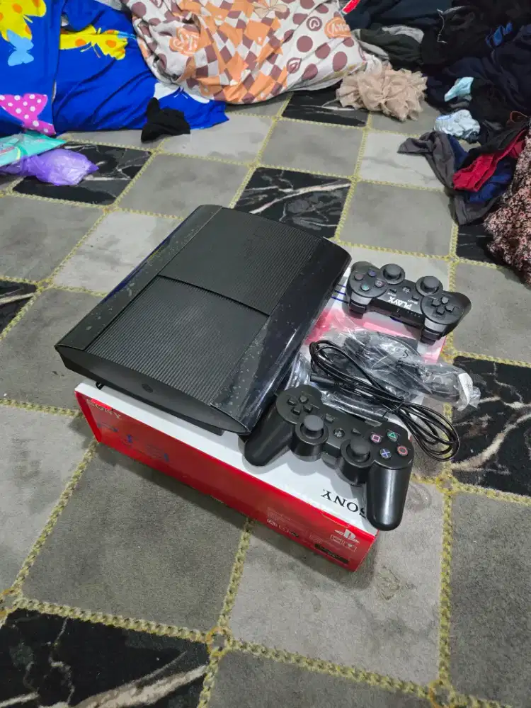 PS3 PS 3 PLAYSTATION 3 SUPERSLIM 500GB SECOND LIKENEW GRESS 98% FULSET