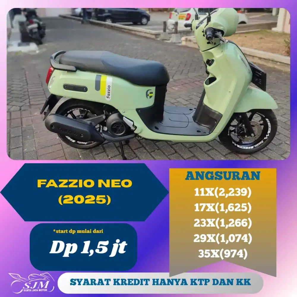 YAMAHA FAZZIO NEO 2025 KM 9K