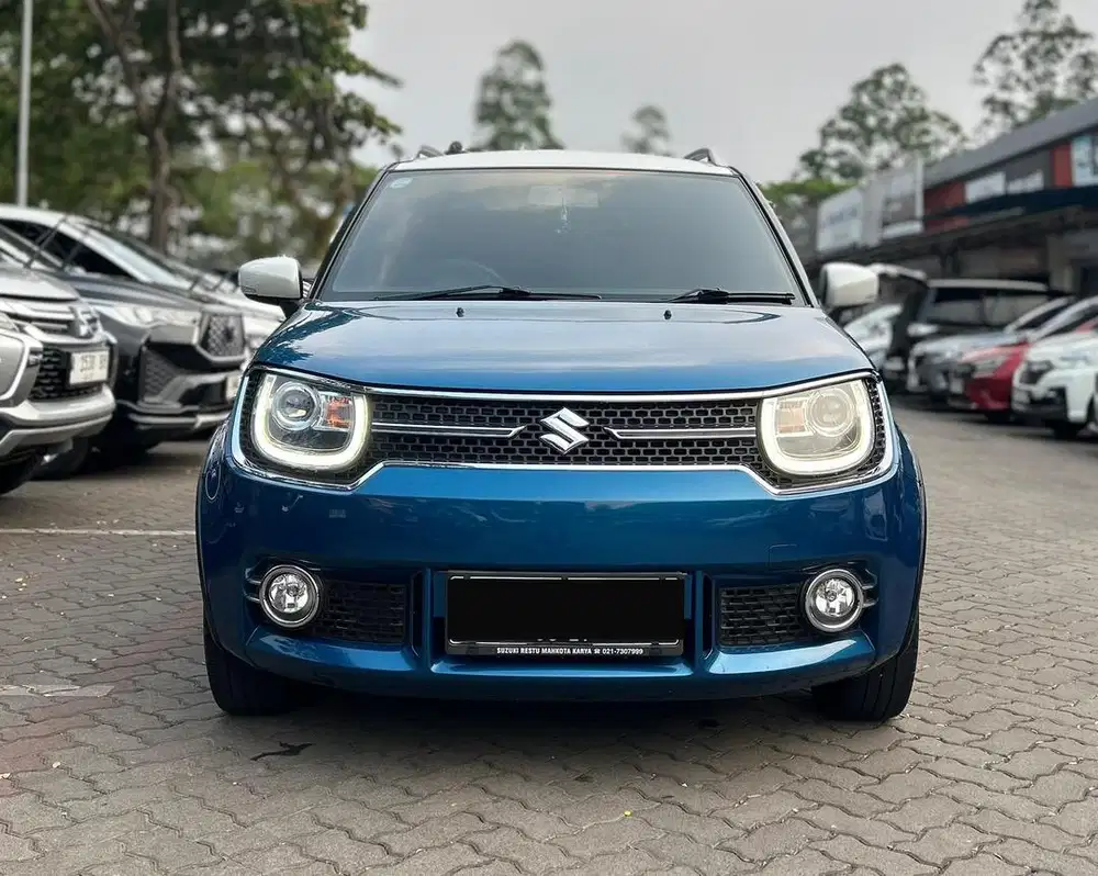 PAJAK PANJANG ! SUZUKI IGNIS GX MT 2018 BIRU, KM 63 RB