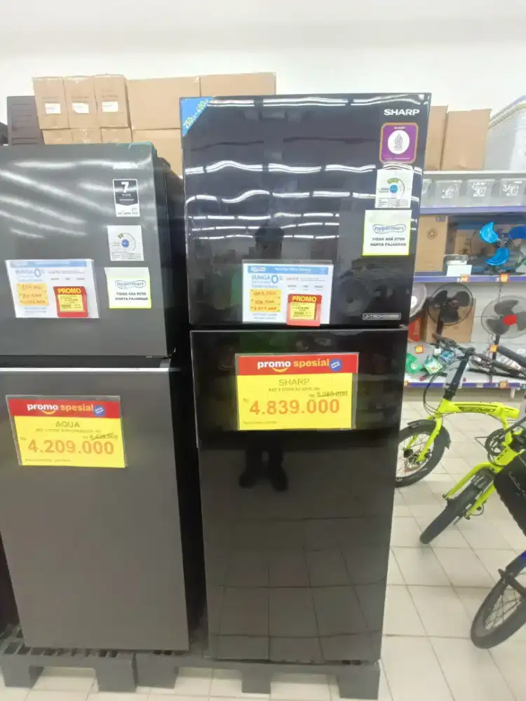 Promo Kredit Kulkas Sharp Dengan INDODANA Tanpa DP syarat KTP