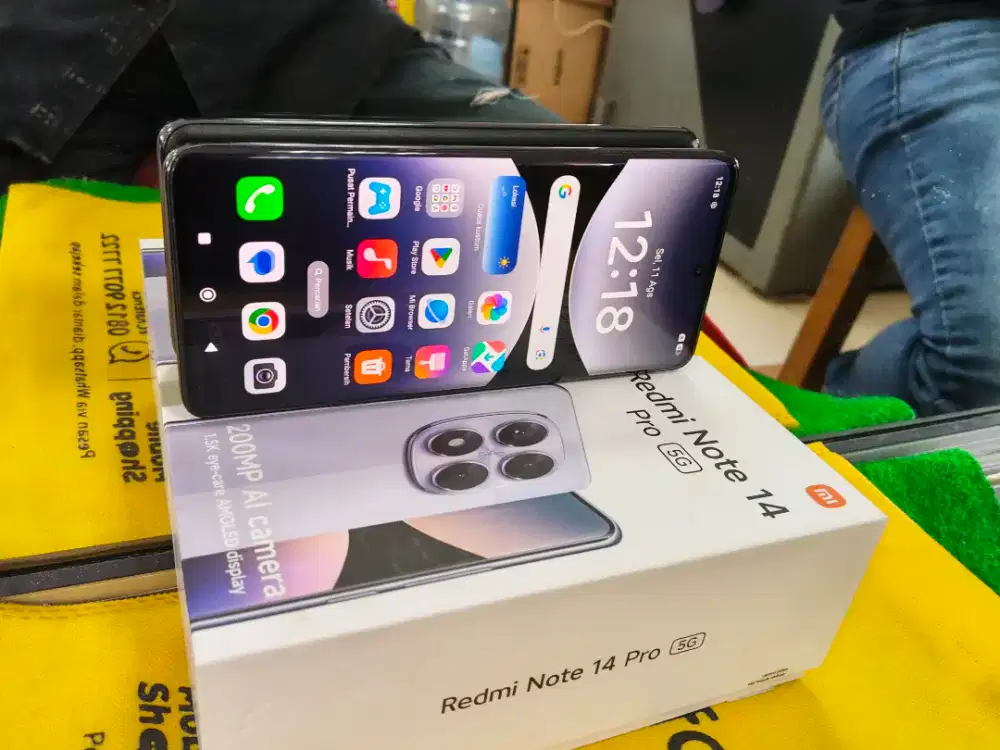 Redmi note 14 Pro 5G ram 8/256 GB mulus no minus lengkap normal