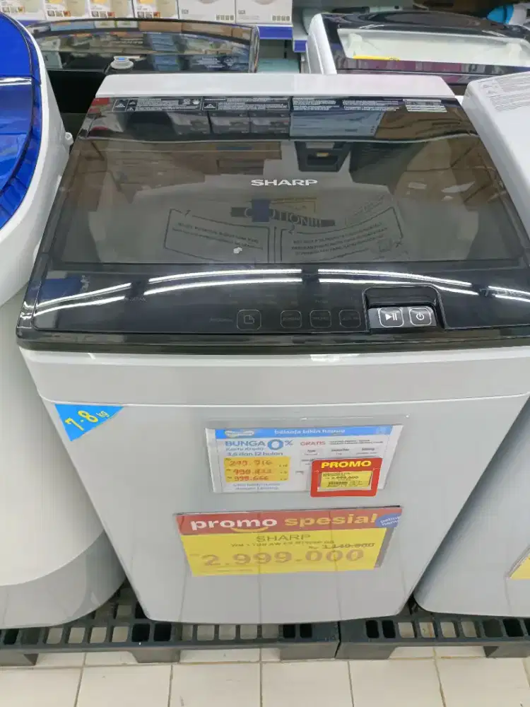 Promo Kredit Mesin Cuci Sharp tanpa DP dengan INDODANA Syarat KTP