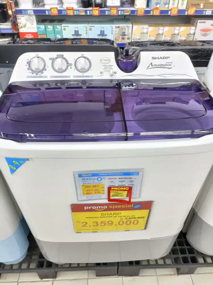 Promo Kredit Mesin Cuci Sharp dengan INDODANA Tanpa DP SYARAT KTP