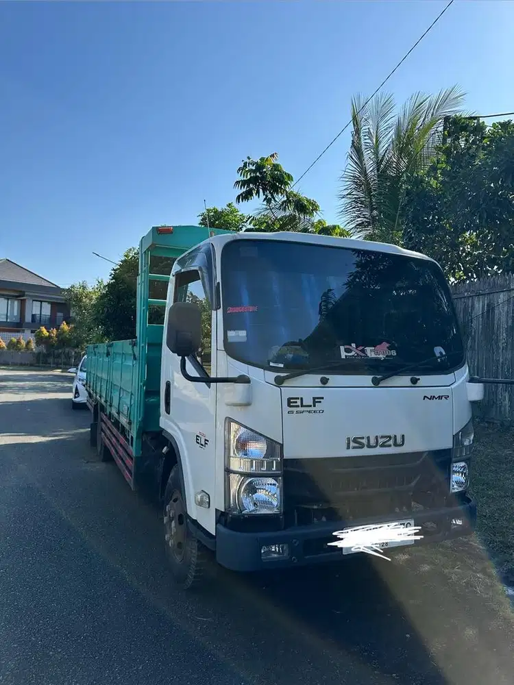 Isuzu ELF 6 roda NMR bak besi