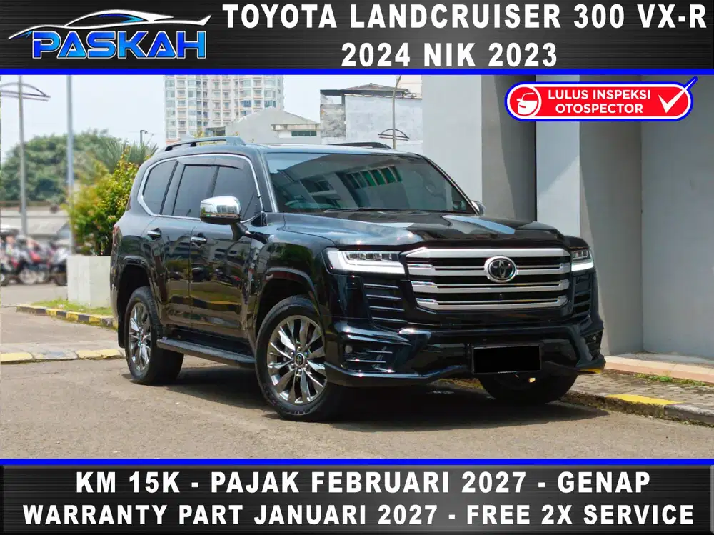 Landcruiser 300 Vxr 2024 nik 2023 LC300 VXR BUNGA 4% Km 15k PAJAK 2027