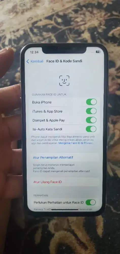 iphone x 256gb ex inter all op