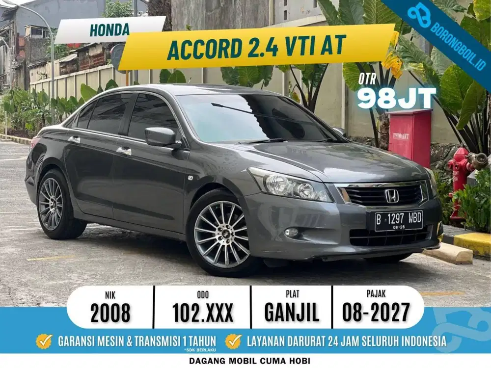 Honda Accord VTI 2.4 AT 2008 Abu abu