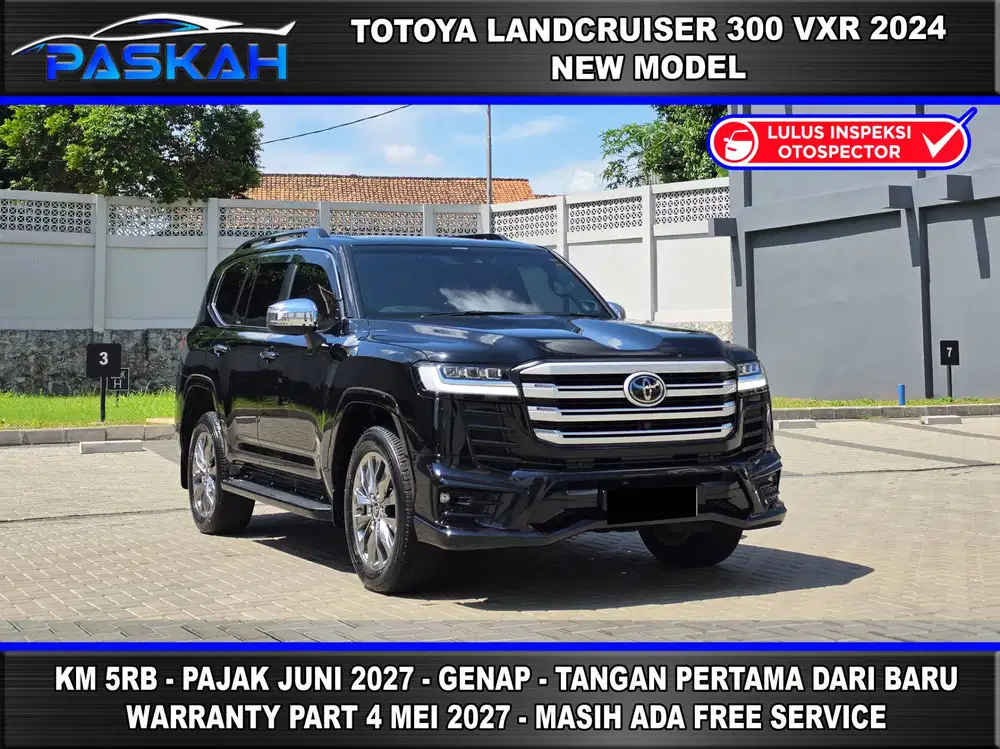 LAND CRUISER 300 VXR 2024 LC300 VXR 2024 TAX JUNI 2027 Km 5rb Bunga 4%