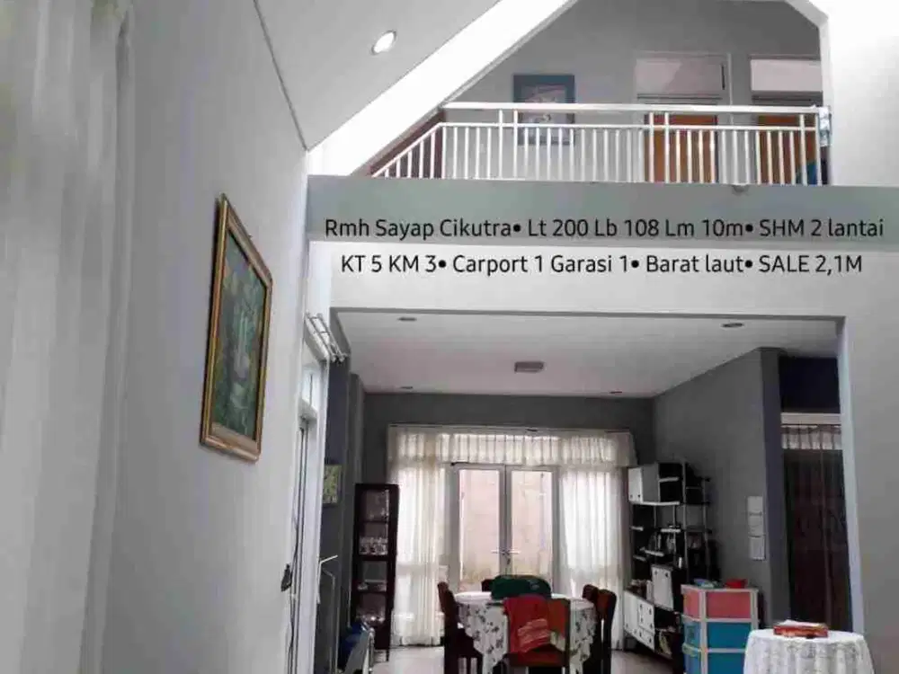 Rumah Pusat Kota Cikutra Super luas