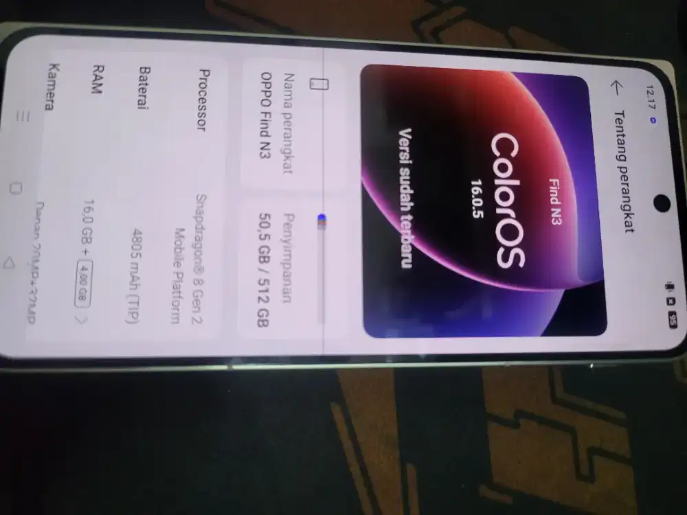 Oppo find n3 fold 16/512 fulset