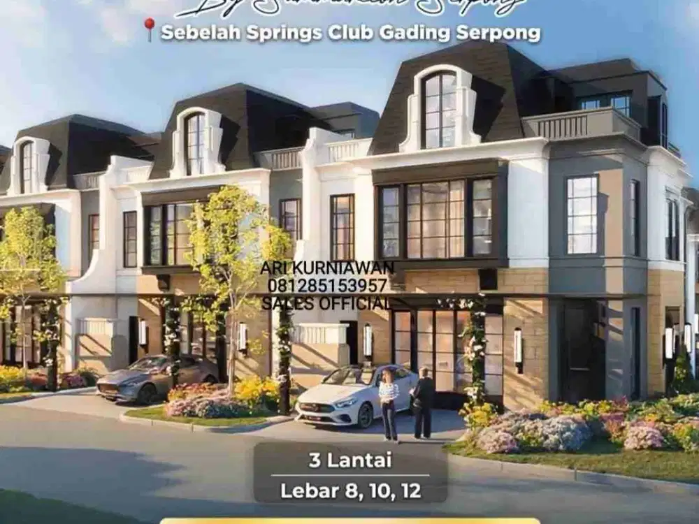 BELLEFONT EAST SUMMARECON SERPONG CUMA 4,2M SAJA! KPR PASTI DIBANTU SD APPROVE