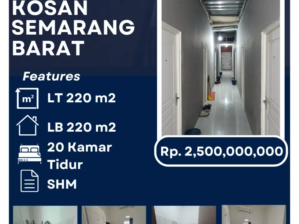 Dijual Kos Ngaliyan Beserta Usaha - Investasi Siap Hasil