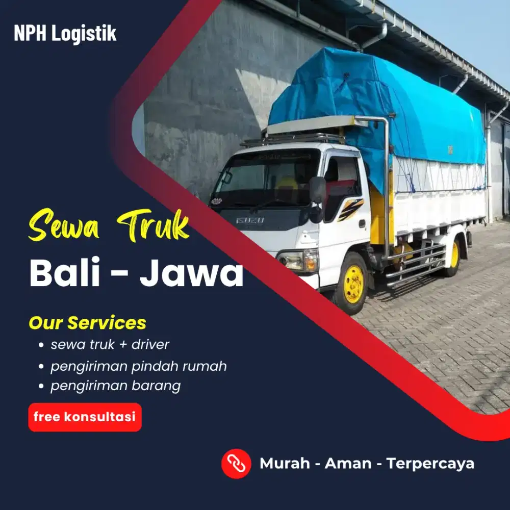 Jasa angkut Bali sewa truk pindah rumah Bali Jawa