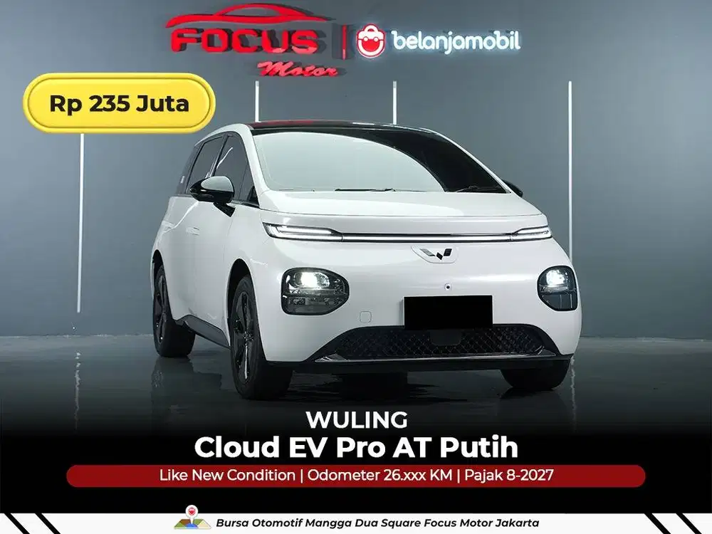[ GARANSI 5TH ] Wuling Cloud EV Pro AT 2024/2025