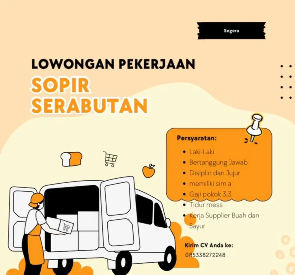 Dicari sopir serabutan