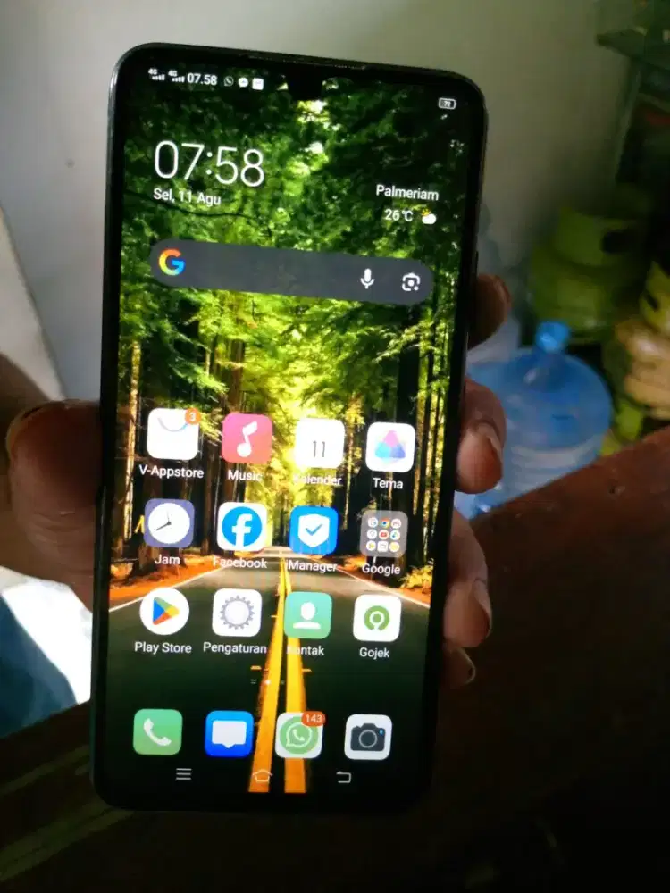 Jual hp Vivo 1920 ram 8/128 GB