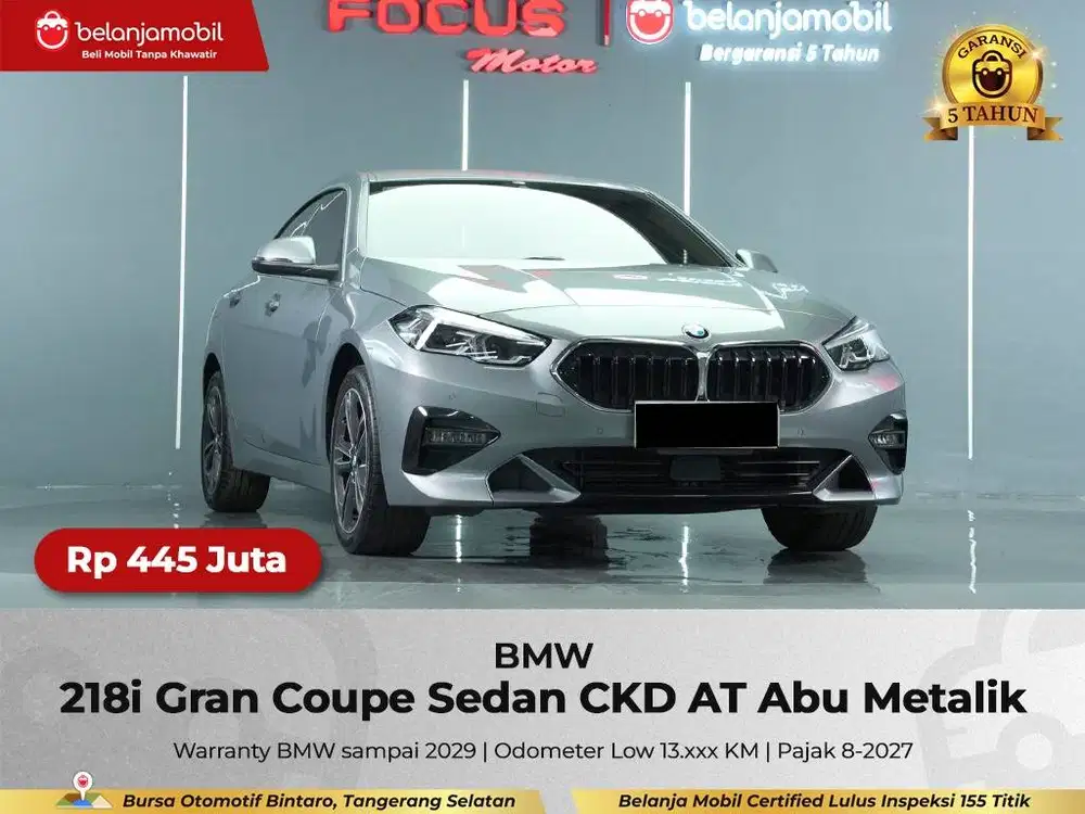 [ KM LOW ] BMW 218i 218 i Gran Coupe Sedan CKD AT Abu 2023/2024